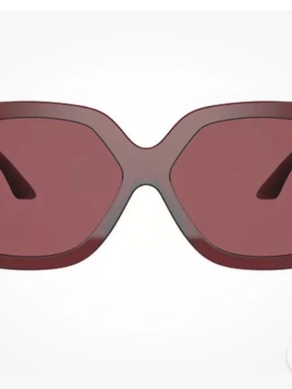 Women’s Versace Fashion Sunglasses - Rose Tinted Frame with imperfections